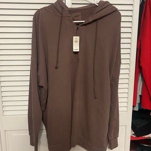 NWT aerie brown sweatshirt